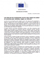 Informe: els fills dels immigrants