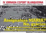 "Assignatura Maria? no, gr�cies".