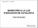 Portada powerpoint "bases llei educaci�"
