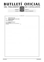 Informe de la Pon�ncia de la Comissi� d'Educaci� i Universitats