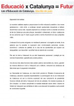 Comentaris i propostes al projecte de la LEC (i II)