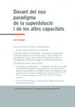 Davant del nou paradigma de la superdotaci� i de les altes capacitats