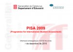Resum del PISA 2009