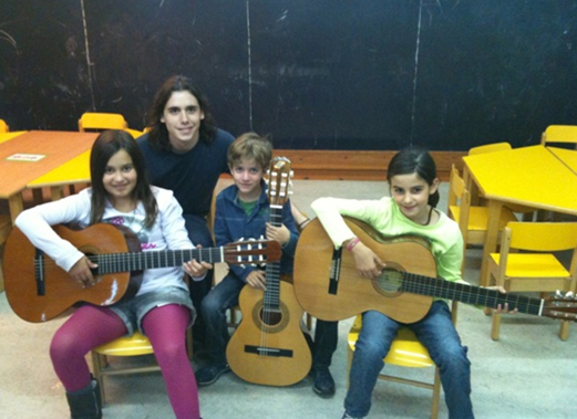 Escola de Música. Grup de guitarra